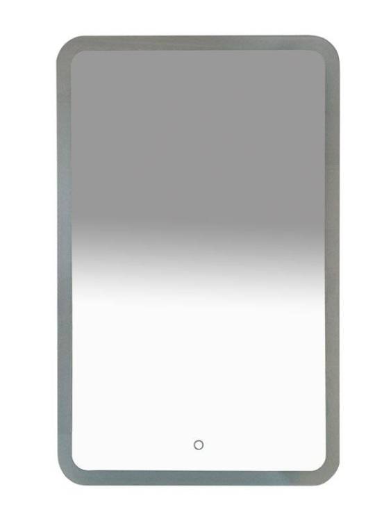 Зеркало Misty Неон-3 П-Нео050080-3ПРСНЗКУ LED 500х800, с сенсором белое