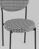 Набор из 4 стульев Stool Group Барбара BARBARA Houndstooth X4 черно-белый фото 8