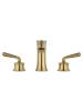 Смеситель для раковины Wonzon & Woghand WW-88159008-BG на 3 отверстия, брашированное золото фото 2