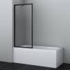 Шторка на ванну Wasserkraft Abens 20W01-80MB 80x160 Черный матовый фото 3
