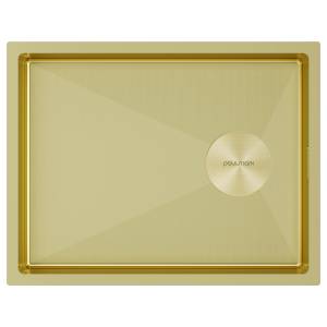 Мойка кухонная Paulmark Next-Slim 54 Uni PM215442-LG светлое золото