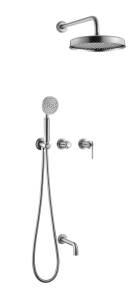 Душевой комплект Boheme Eterna 174-2-NB Nickel Brush