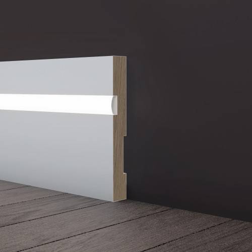 Плинтус Evrowood PN 101 led 200x1.6x10