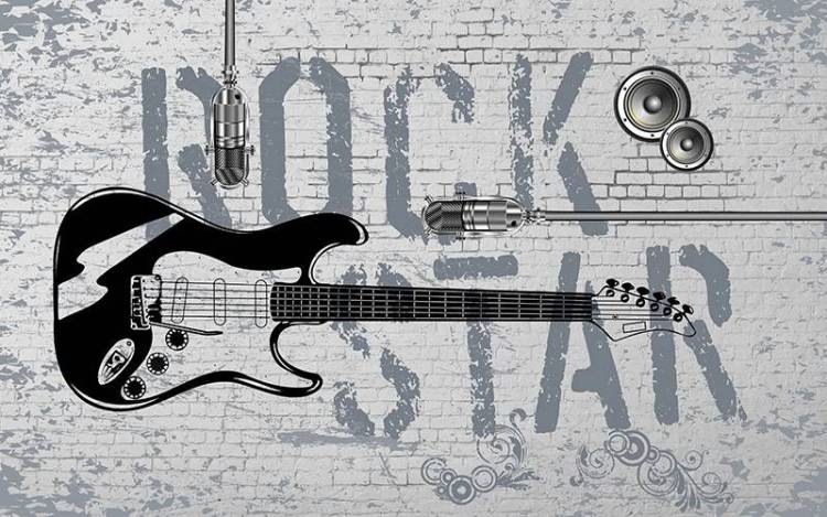 3D Фотообои Artegrafico «ROCK STAR» LOFT-001 акварель