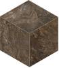 Мозаика Estima Bernini 67349 Mosaic/BR04_NS/25x29/Cube Cube Dark Brown неполированная 29x25