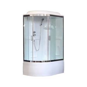 Душевая кабина Royal Bath RB8120BK1-T-CH-R+EL с высоким поддоном, с сиденьем