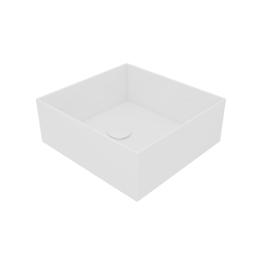 Раковина GSG Box BXLA33001 белая матовая, 33x35 см