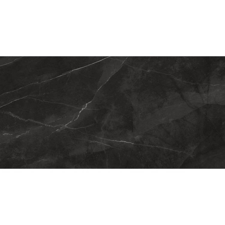 Керамическая плитка Laparet Pulpis 48043R Nero Глянцевый Обрезной 40x80