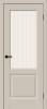 Межкомнатная дверь Bravo Неоклассик-33 полотно Cream Silk, стекло Magic Moru 900x2000