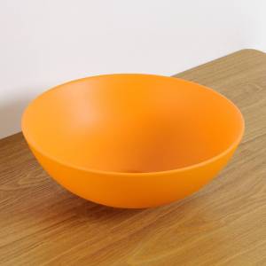 Раковина Gid Esfera 53405 9081orm 35 см, оранжевая матовая