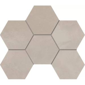Мозаика Estima Graffito 70434 Mosaic/GF02_NS/25x28.5x10/Hexagon Light Beige Hexagon 25x28.5