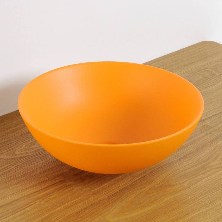 Раковина Gid Esfera 53405 9081orm 35 см, оранжевая матовая