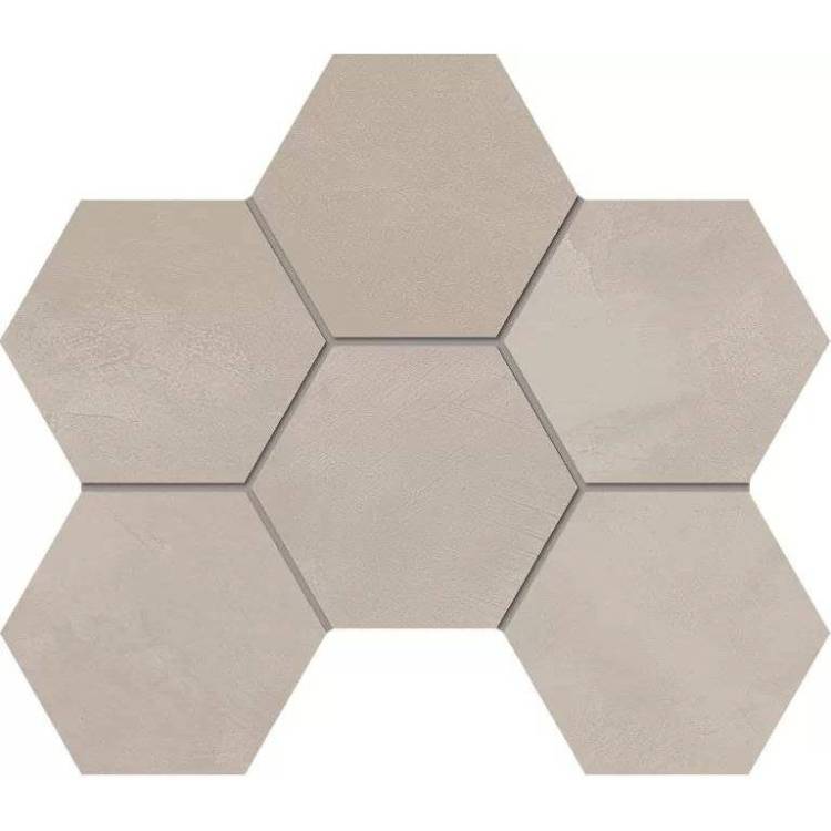Мозаика Estima Graffito 70434 Mosaic/GF02_NS/25x28.5x10/Hexagon Light Beige Hexagon 25x28.5