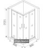 Душевой уголок Good Door Infinity CR-80-C-CH 80x80 фото 4