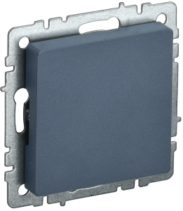 Заглушка с суппортом IEK Brite BR-PL10-K35 маренго