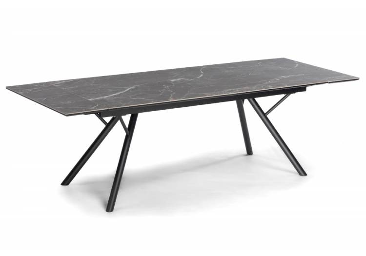 Стол Woodville Ворен 621191 nero markina, черный 180(240)x90x77
