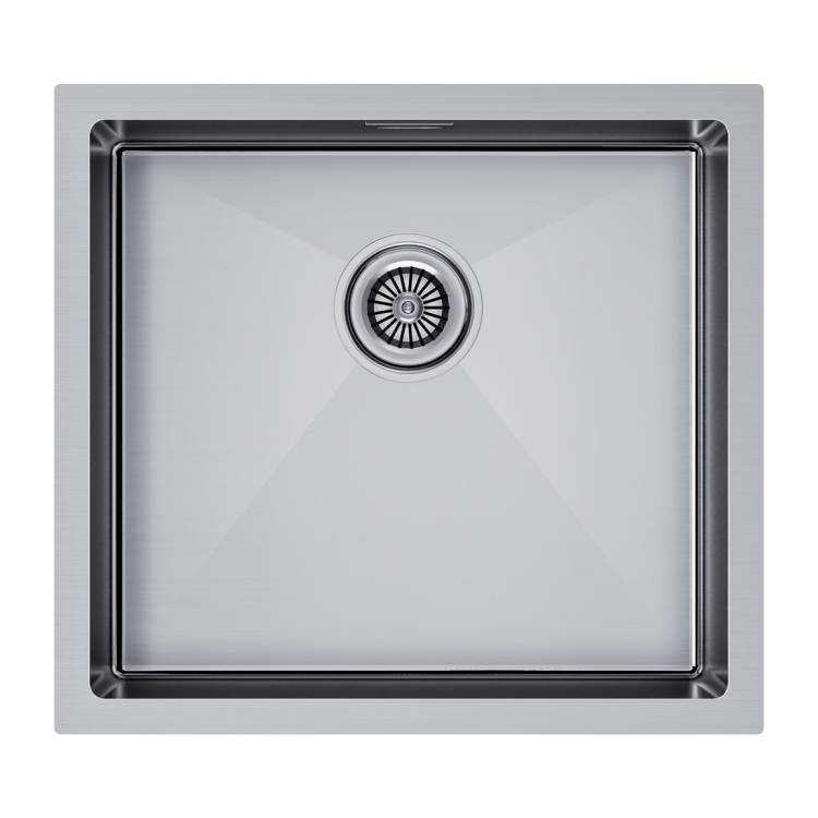 Мойка кухонная Paulmark Gerberg 48 Uni PM254844-BS Брашированная Сталь, 48x44