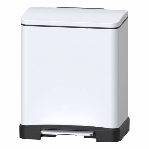 Мусорное ведро Weltwasser Lassy WT 12L Педальное, Белый матовый