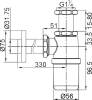 Сифон для раковины Veragio Sbortis VR.SBR-8113.CR фото 2