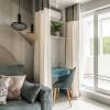 Стул Bradex Home Cleo FR 0252, сине-серый фото 9