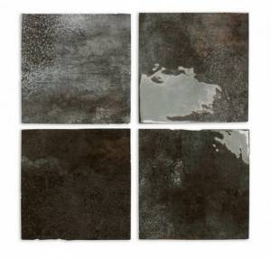 Керамическая плитка Dna Tiles Enamel 123076 Square Charcoal 12.5x12.5