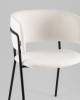 Кресло Stool Group Нэлли AV 486-C01-9005 букле белый фото 4
