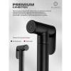 Гигиенический душ Filarete Roun FL100BL со смесителем, черный фото 9