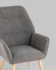 Кресло Stool Group Стерн QH-8857SKP 263-25 grey темно-серый фото 7