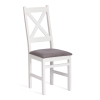 Стул Tetchair Crossman 21626 white/велюр темно-серый