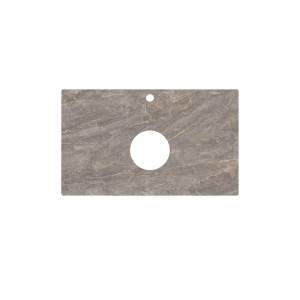 Столешница Kerama Marazzi Plaza PL1.VT280\80 для накладных раковин Парнас пепельный лаппатированный