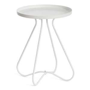 Стол журнальный Tetchair Gland 19251 белый 40x45x40