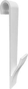 Крючок Altasan VNPwhite4s на полотенцесушитель, белый, 4 шт.