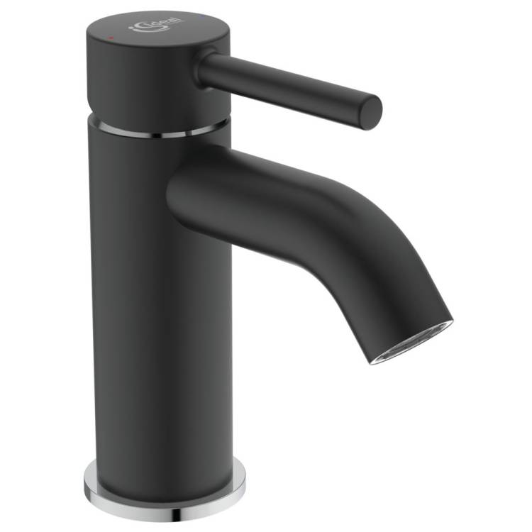 Смеситель для раковины Ideal Standard Ceraline BC203U4 Matt-Black/Chrome (Матовый черный/хром)