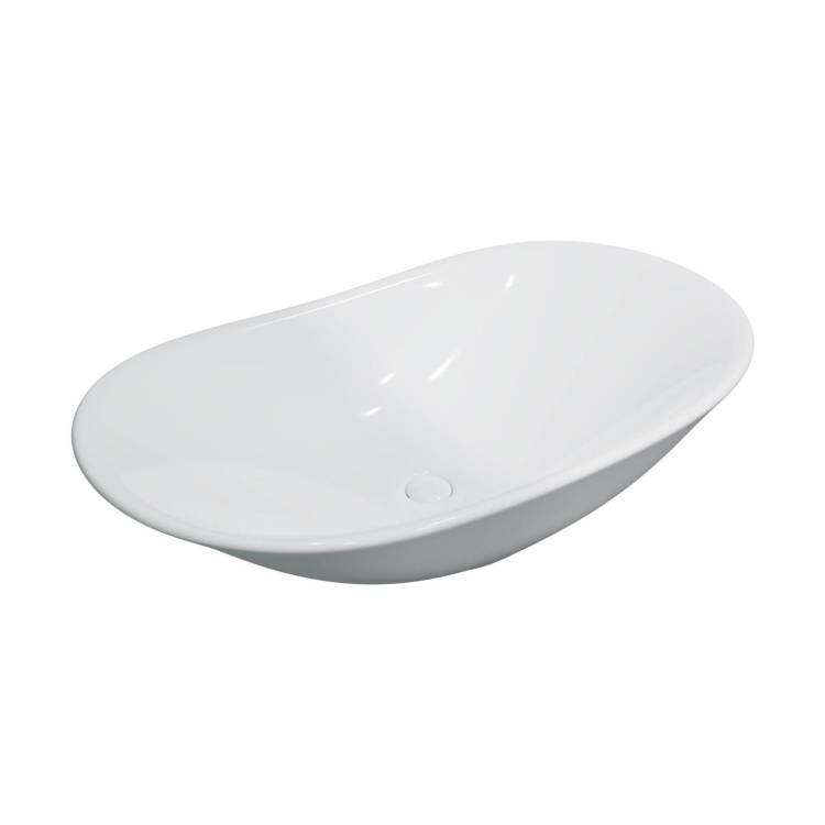 Раковина CHARUS Volterra 700-059W накладная, 35 см, белая глянцевая