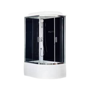 Душевая кабина Royal Bath BK RB8120BK5-BT-CH-L с высоким поддоном, с сиденьем