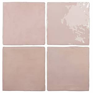 Керамическая плитка Dna Tiles Flash Bars 124412 Blush Glossy 13x13