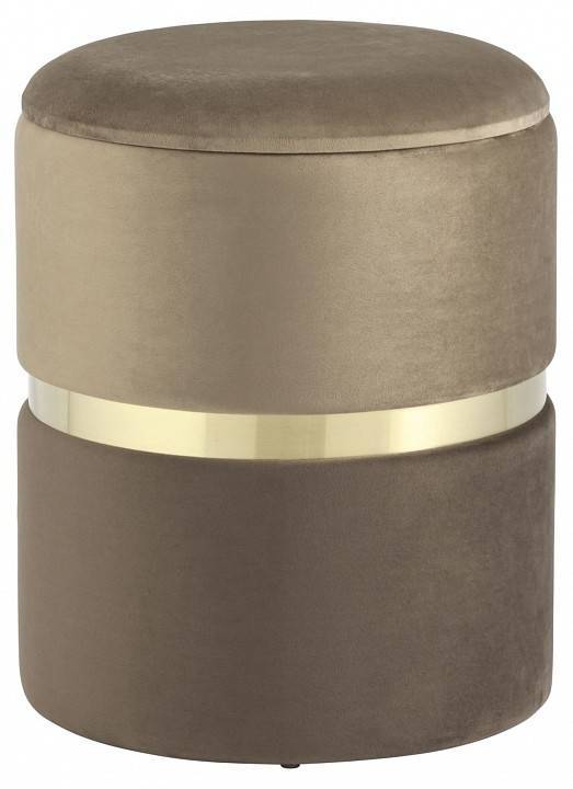 Пуф-сундук Stool Group Кэрри 19A060VA-8167-7/12 велюр коричневыйс ящиком