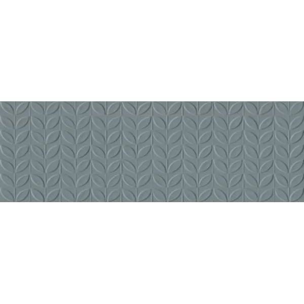 Керамическая плитка Ragno Vida RA6R Struttura Foglia 3D Azzurro Rett 30x90