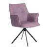 Кресло Tetchair Lutz 25406 VT shape wood rose, велюр, букле, вращающееся