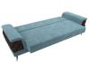 Прямой диван Лига Диванов Лига-023 119141 бирюзовый, коричневый фото 8