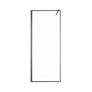 Душевая перегородка Veconi Korato KR81GR-110-01-C4 профиль брашированный графит, стекло прозрачное, 110x200