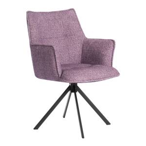 Кресло Tetchair Lutz 25406 VT shape wood rose, велюр, букле, вращающееся