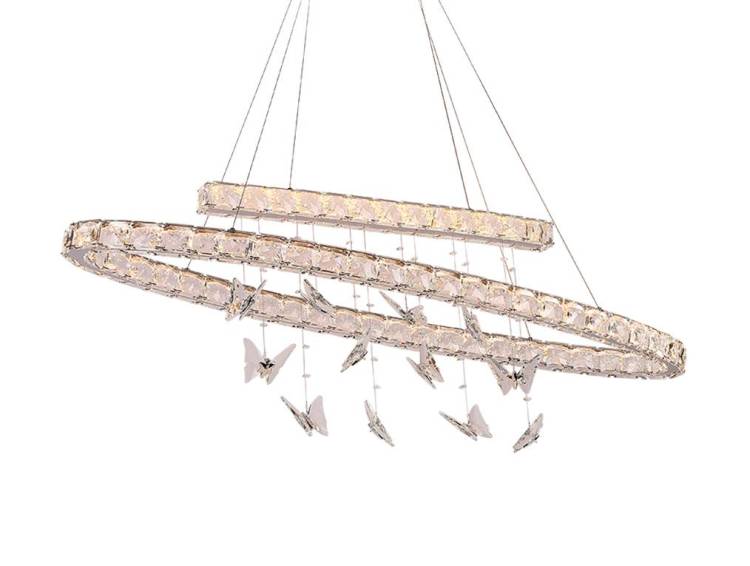 Подвесной светильник Newport 8120/120 oval chrome