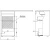 Тумба с раковиной Aquanet Токио 110 R 335586 напольная, дуб веллингтон фото 13