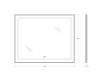 Зеркало BelBagno SPC-KRAFT-1000-800-LED-TCH-WARM-NERO с подсветкой, сенсорным выключателем и подогревом, 80x100 фото 8