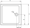 Поддон для душа Radaway Doros C Compact 80x80 фото 3