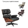 Комплект кресло и оттоманка Bradex Home Eames Lounge Chair FR 0016-17 черные фото 16