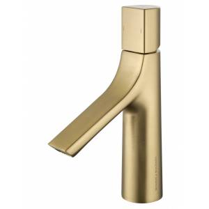 Смеситель для раковины Wonzon & Woghand WW-H010-BG брашированное золото