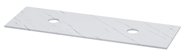 Столешница Misty Виста УТ000025081 Светлый мрамор, 150 см