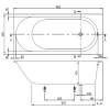 Квариловая ванна Villeroy&Boch Oberon 2.0 UBQ181OBR2DV-01 180x80 alpin фото 2